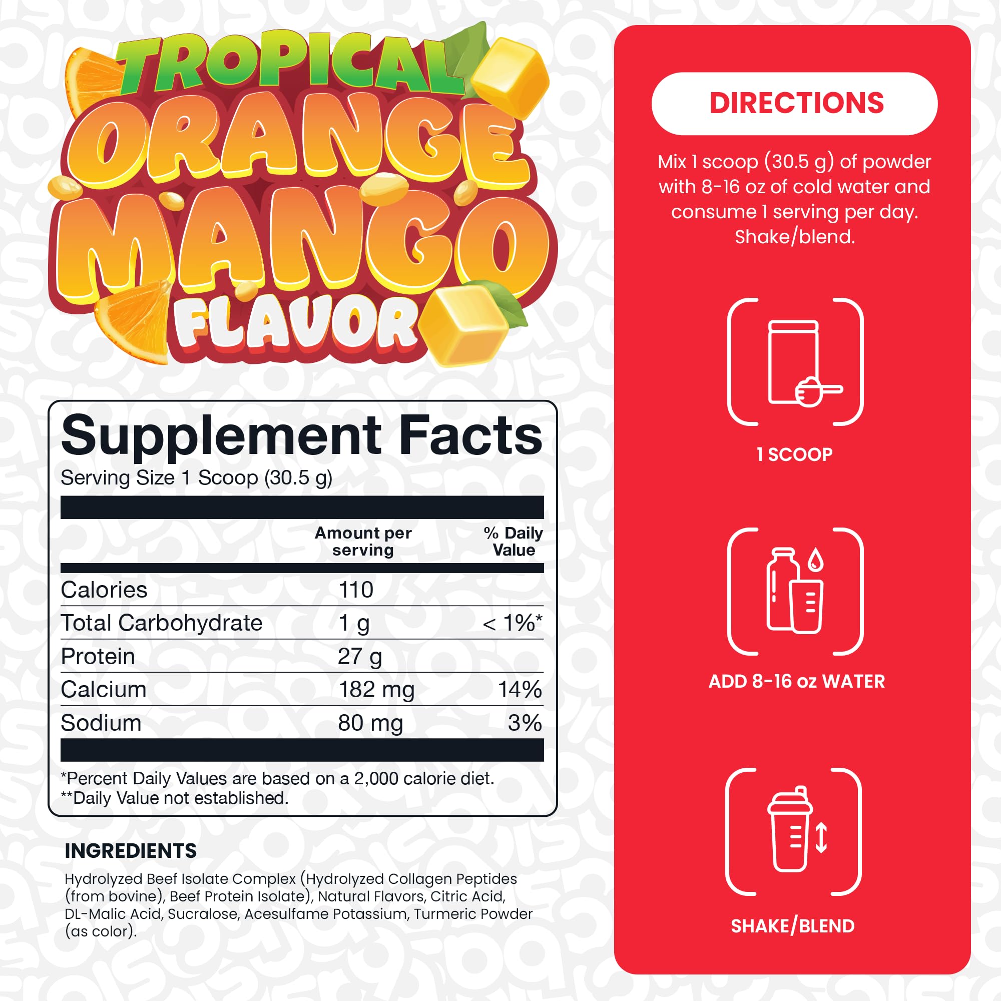 Basic Supplements hydrolyzed beef isolate powder with mixer cup for convenient fueling