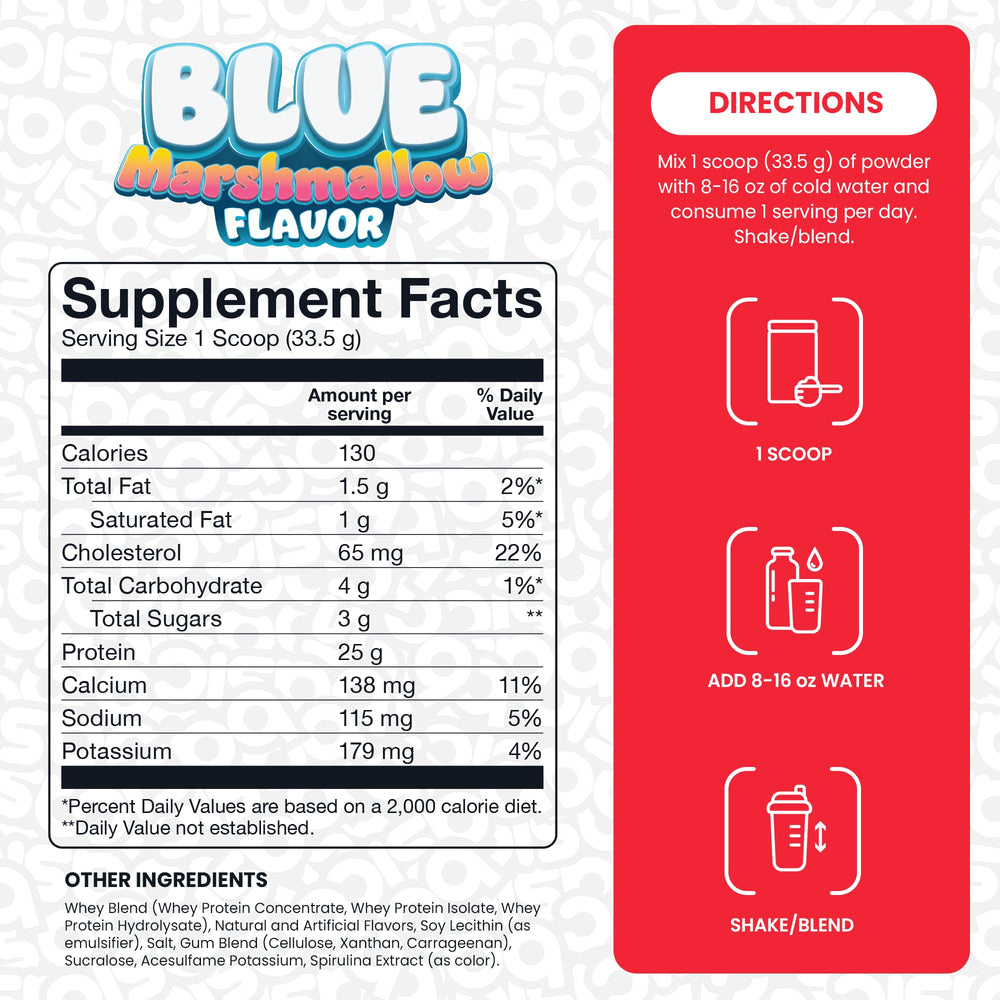 Basic Supplements whey protein powder packaging closeup emphasizing gluten-free formulation