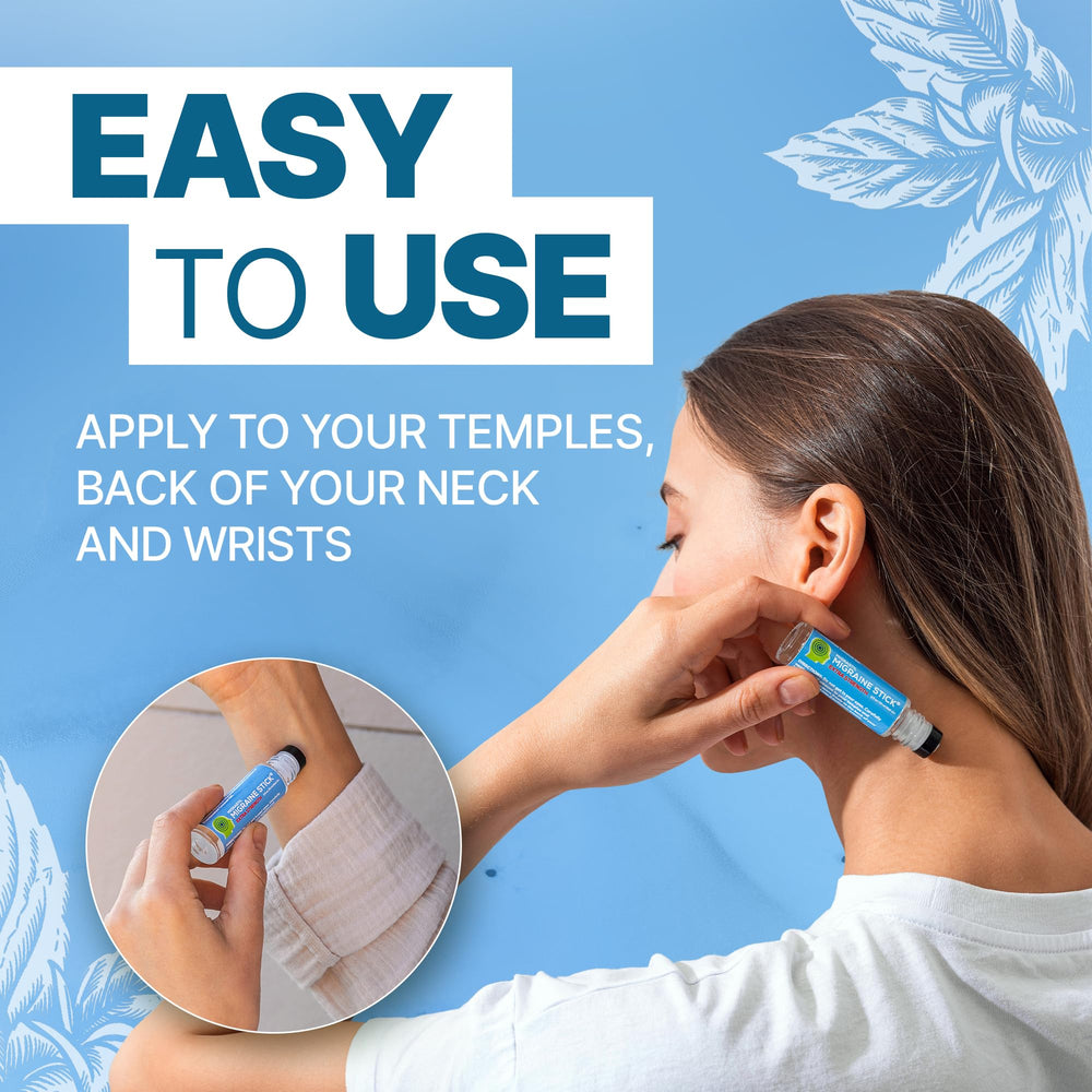 Basic Vigor Migrastil essential oils blend with peppermint and eucalyptus