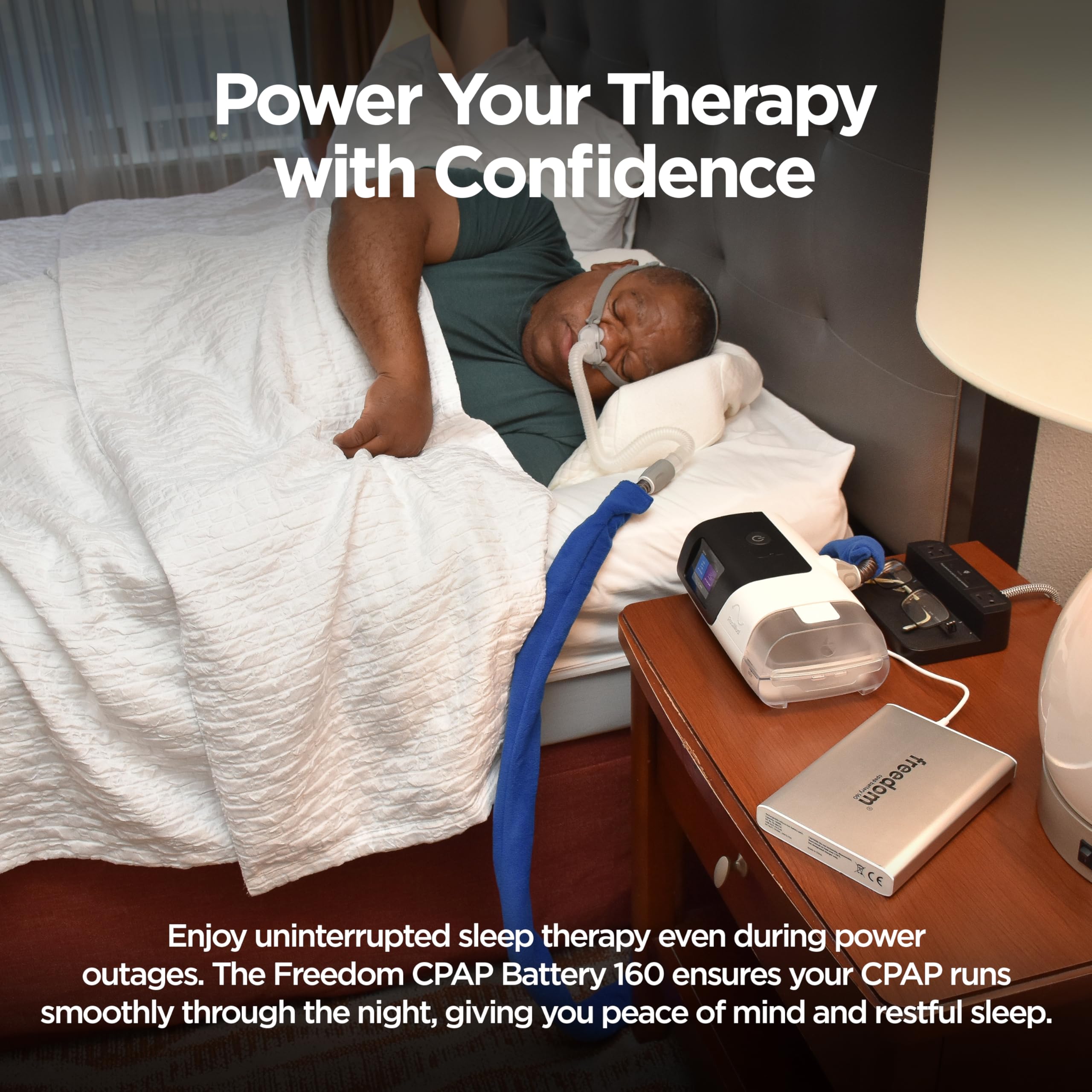 Emergency backup solution keeps CPAP ready during outages