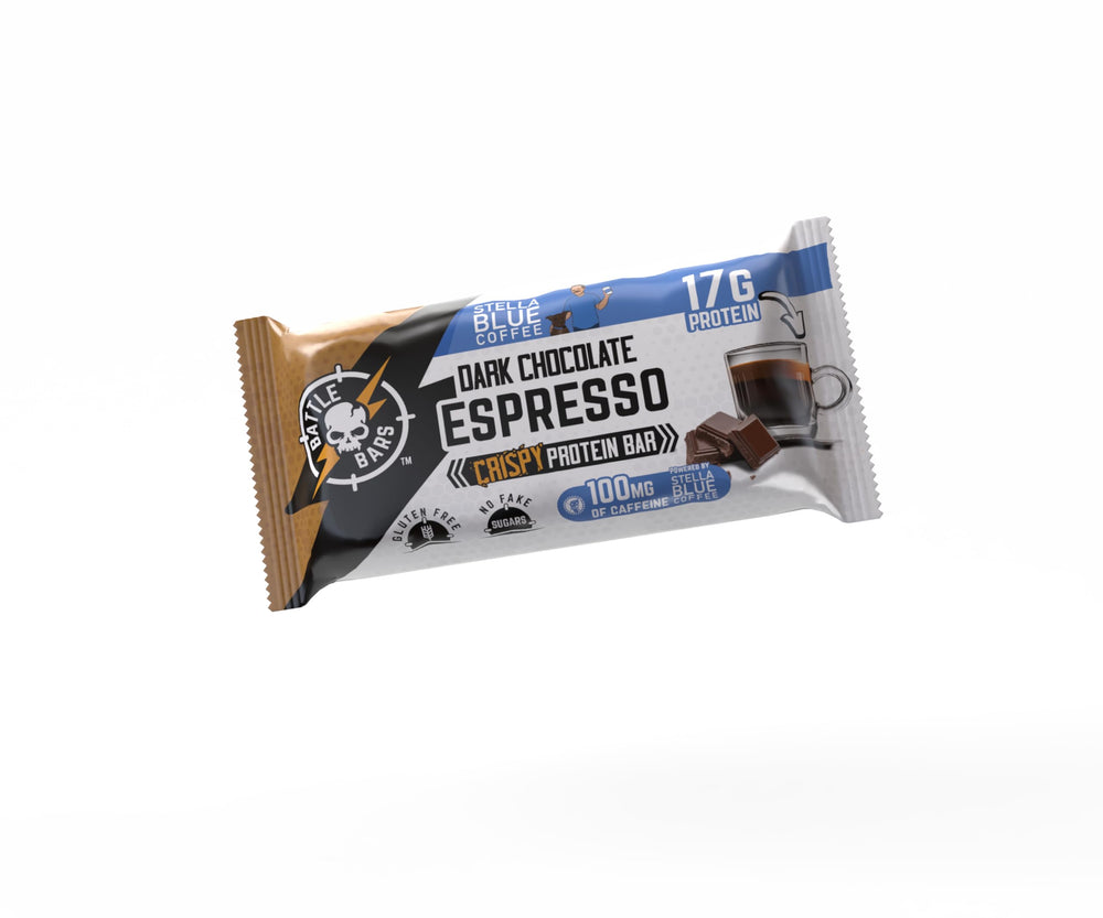 Battle Bars morning coffee pairing idea with espresso bar.