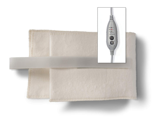 Battle Creek Thermophore MaxHeat control panel demonstrating easy four-stage therapy.