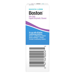 Two-pack Boston One Step enzymatic cleaner with 15 disposable vials
