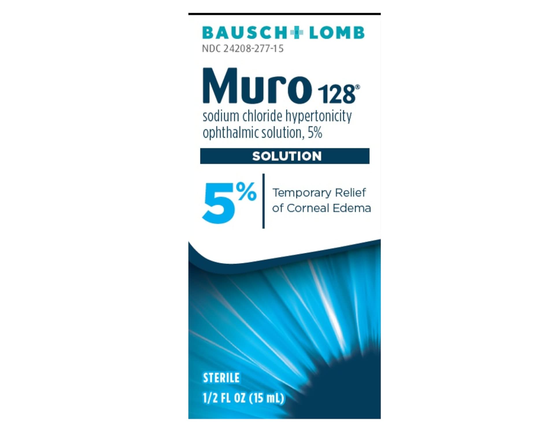 Muro 128 eye care routine with quick drops for comfort.