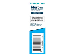 Muro 128 5% application drops prepared for eye administration.