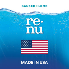 Bausch + Lomb Renu drops reinforce trusted eye care brand history.
