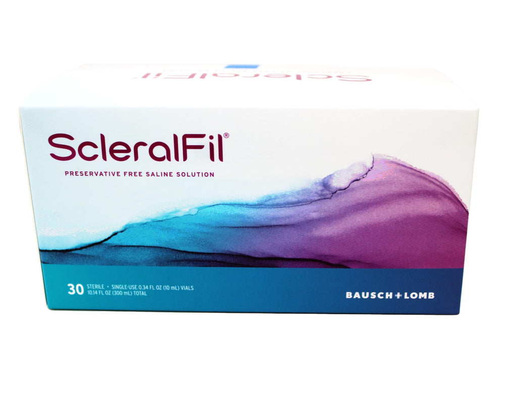 Single-use ScleralFil vials simplify on-the-go lens maintenance.