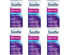 Bausch + Lomb Soothe Night Time box and tube image illustrating overnight moisture protection