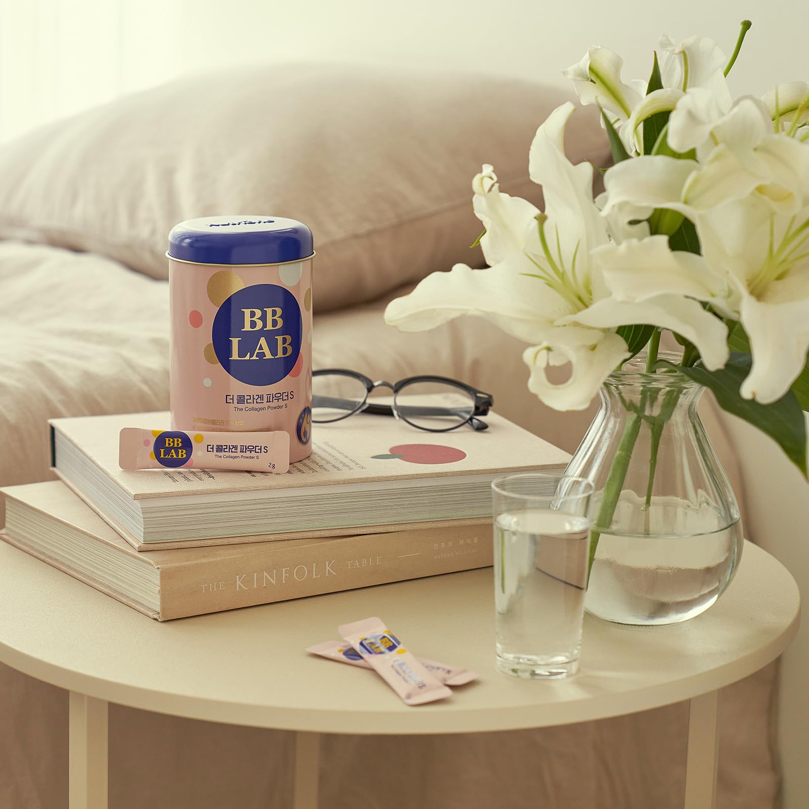 BB LAB Collagen S Plus travel-friendly packaging ideal for gym bag