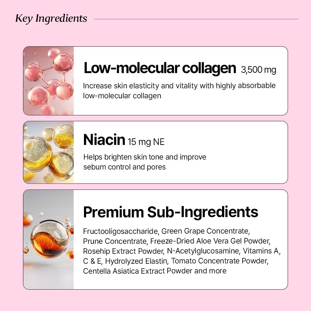 BB LAB Collagen Tangle Up Jelly Stick ingredient label close-up