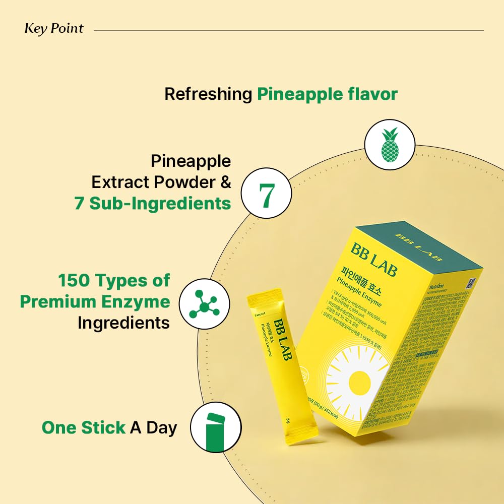 BB LAB pineapple enzyme with aroma supports meal-time digestion