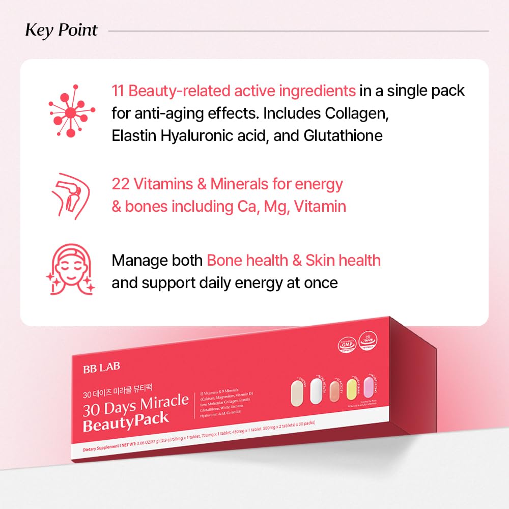 BB LAB glutathione and white tomato capsules provide antioxidant-rich daytime protection.