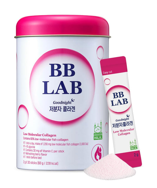 BB LAB Good Night stick packaging highlights convenient single-serve format.
