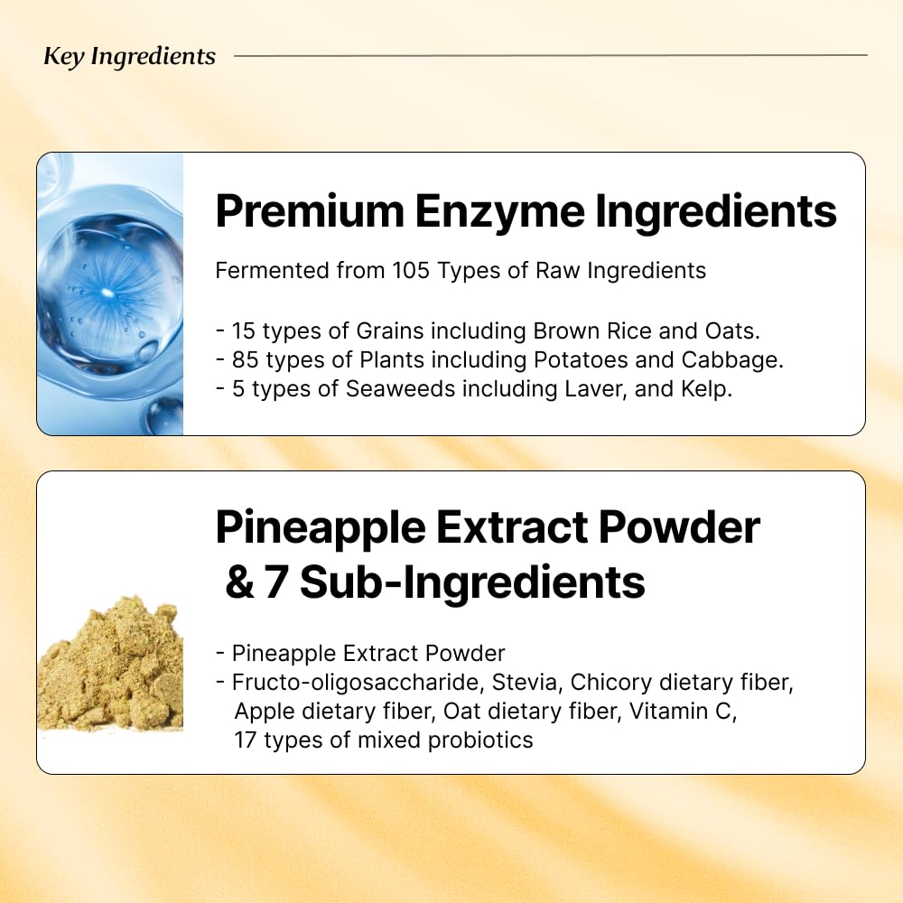 BB LAB natural bromelain enzymes derived from pineapple for gentle digestion