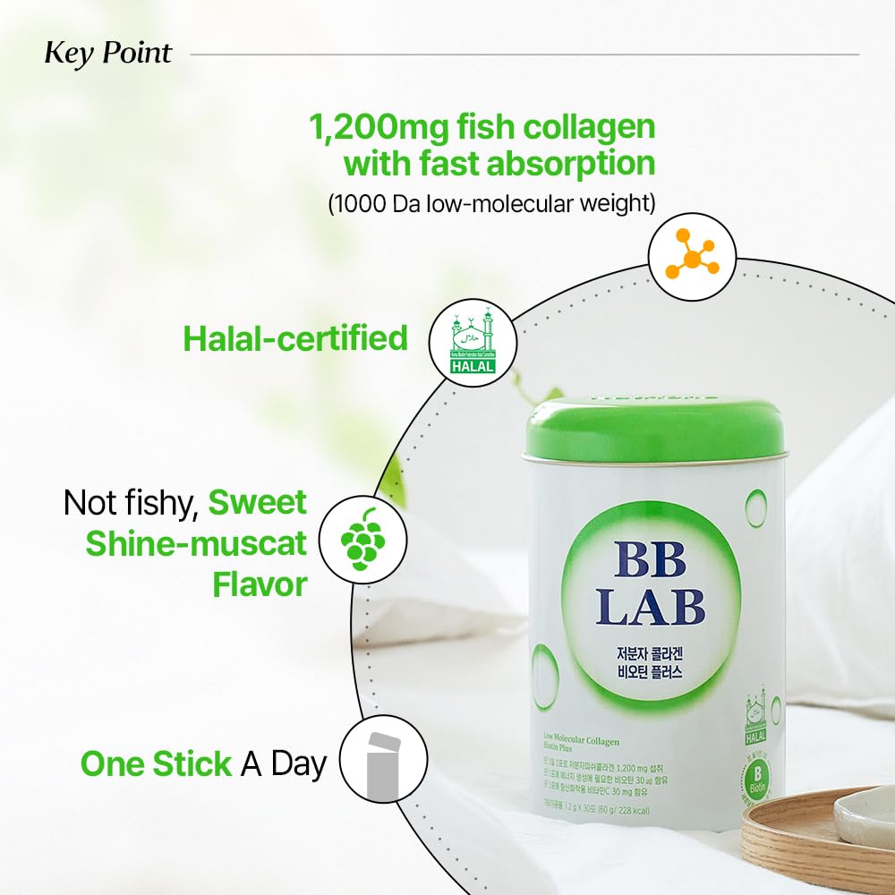 BB LAB single-serve stick showcasing convenient daily collagen support