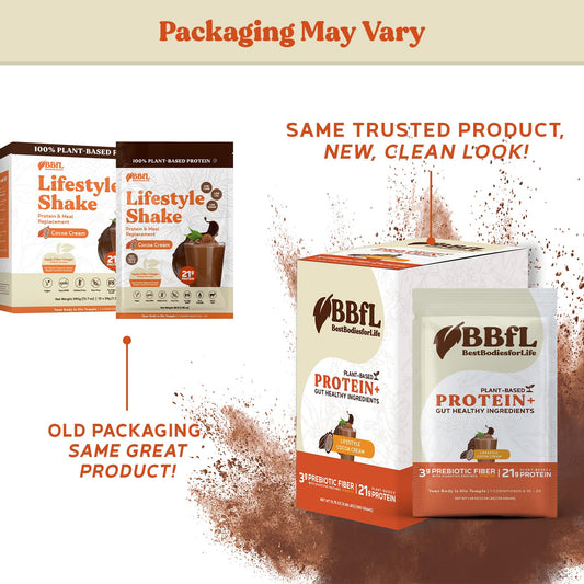 BBfL shake glass pour demonstrates creamy cocoa experience and quick mixability.