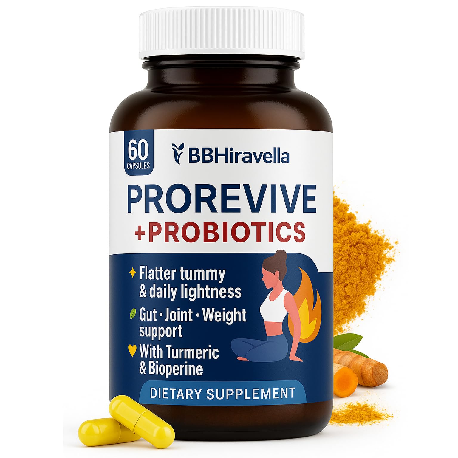 BBHiravella Prorevive gut-balance bottle promoting daily digestive support