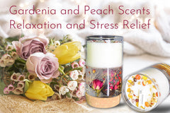 BBJohn Crystal Candle Set shows healing crystals embedded for decorative energy