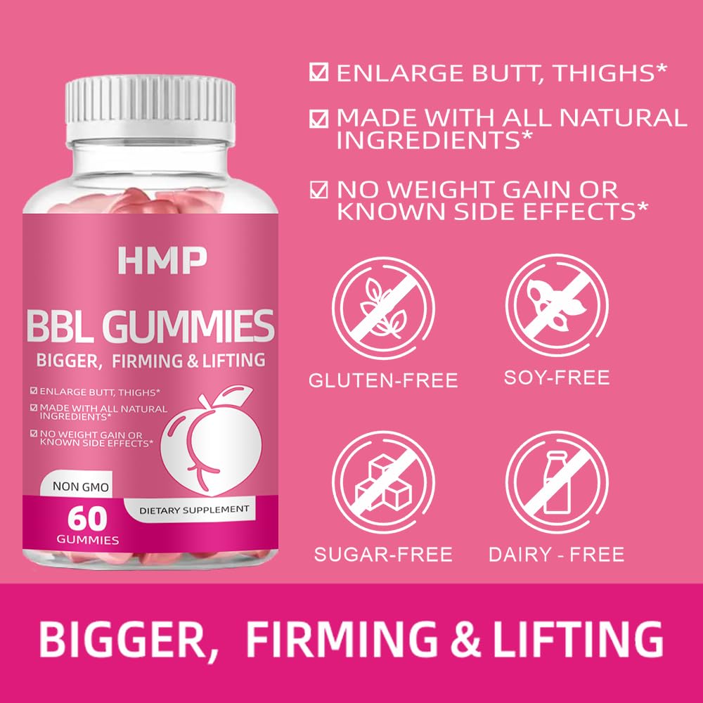 Close-up of BBL Gummies for easy daily use