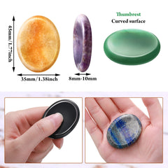 BBTO clear quartz worry stone for clarity and mood