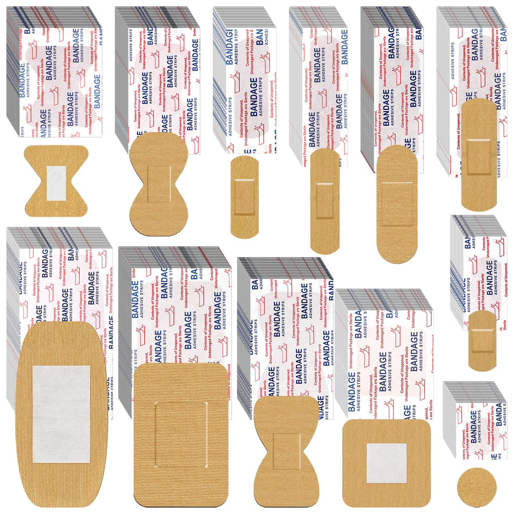BBTO assorted styles fabric bandages pack for versatile on-the-go care