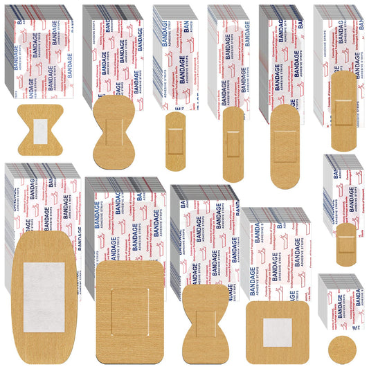 BBTO assorted styles fabric bandages pack for versatile on-the-go care