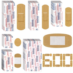 BBTO fingertip bandages mixed sizes close-up for convenient wound care