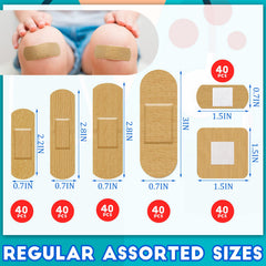 BBTO round bandages with soft padding for quick, comfortable wear