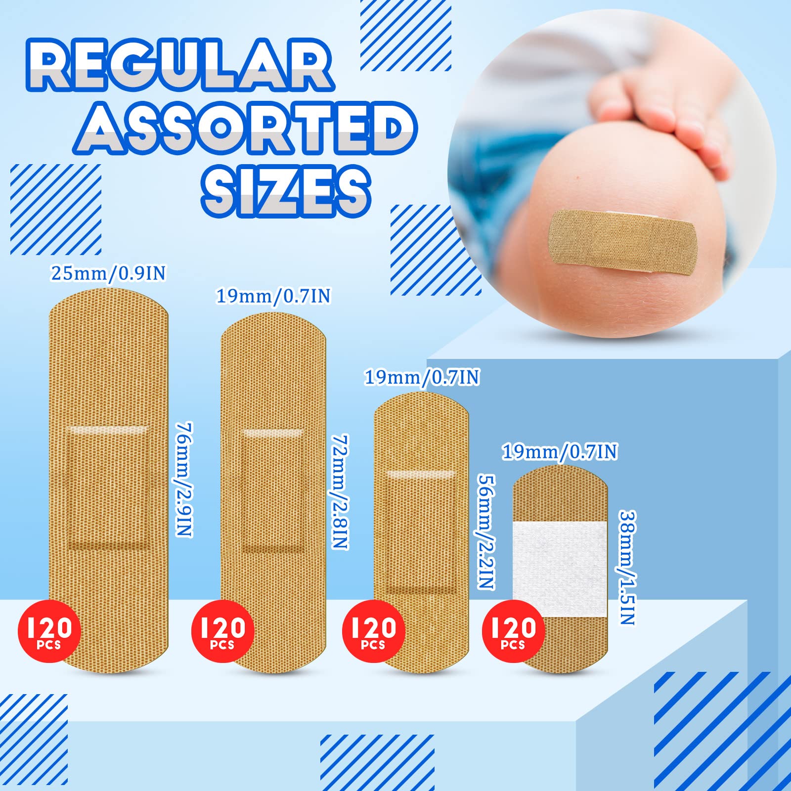 BBTO woven fabric bandages soft breathable material for daily use