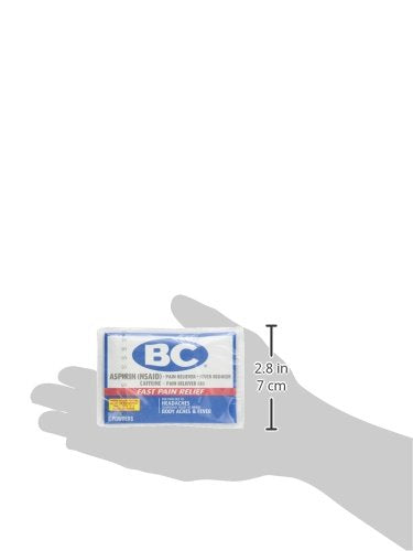 BC Aspirin 24-pack packaging shown for convenient multi-use pain management