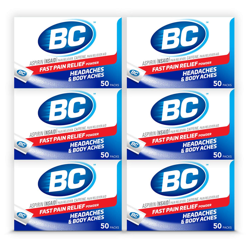 BC Powder Original strength sticks shown in a pack for on-the-go relief.