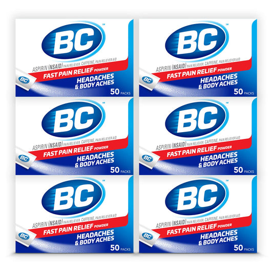 BC Powder Original strength sticks shown in a pack for on-the-go relief.