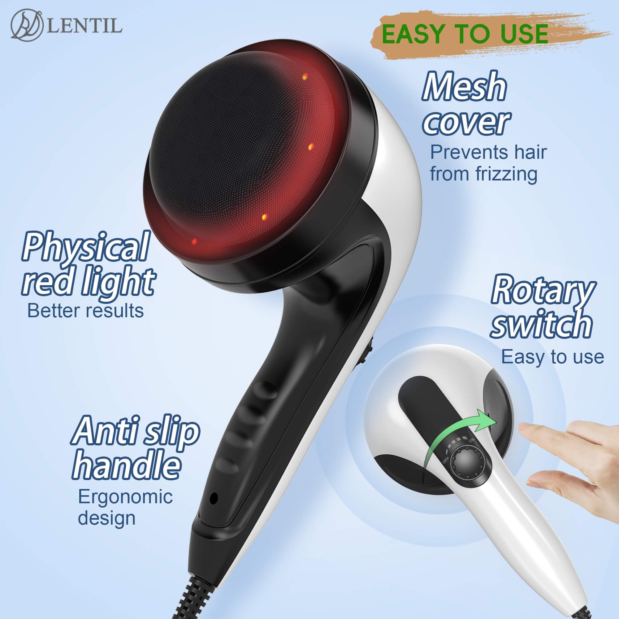 BDLENTIL full-body massage use at home for flexibility.