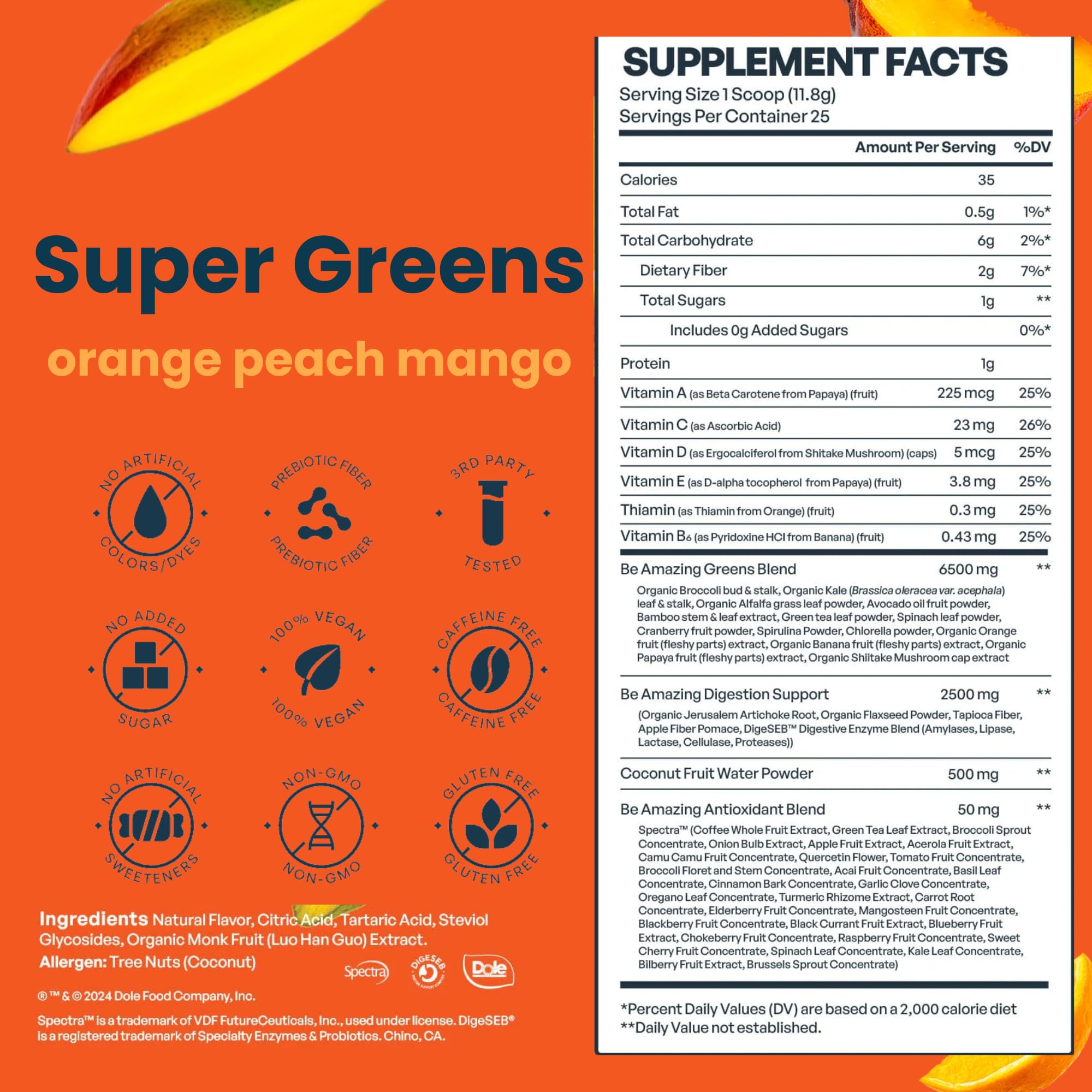 BE AMAZING smoothie-ready glass shows vibrant greens blend for on-the-go nutrition.