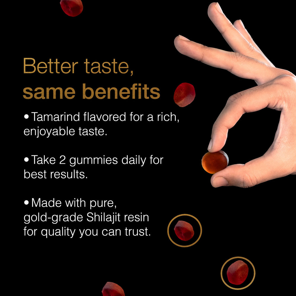 Be Bodywise Gummies with 3000 mg Shilajit for strong daily energy