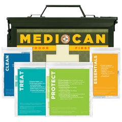 Be Smart Get Prepared ammo-can packaging emphasizes rugged storage.