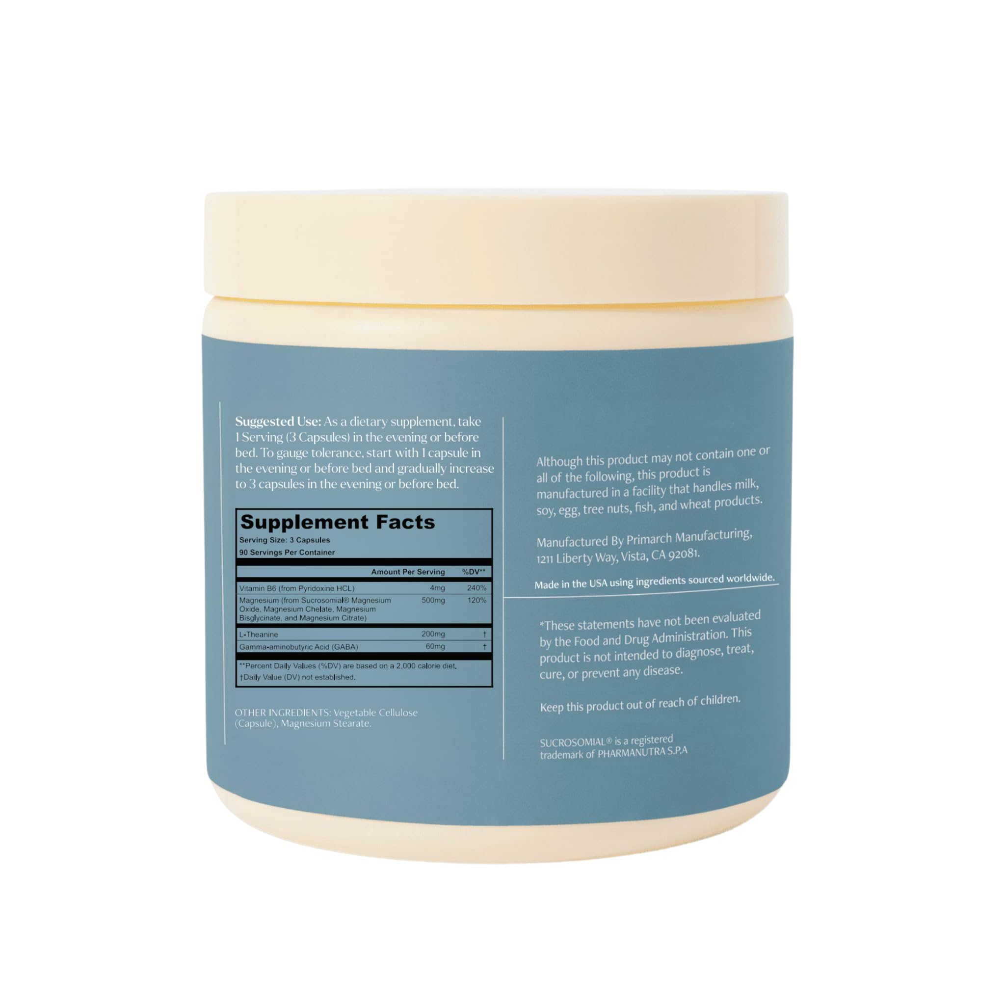 Be Well by Kelly bottle beside nightstand suggesting sleep-friendly routine potential.