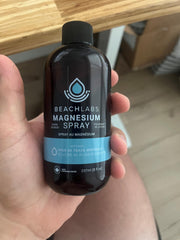 Beach Labs Magnesium Spray lab-tested seal indicating quality and purity