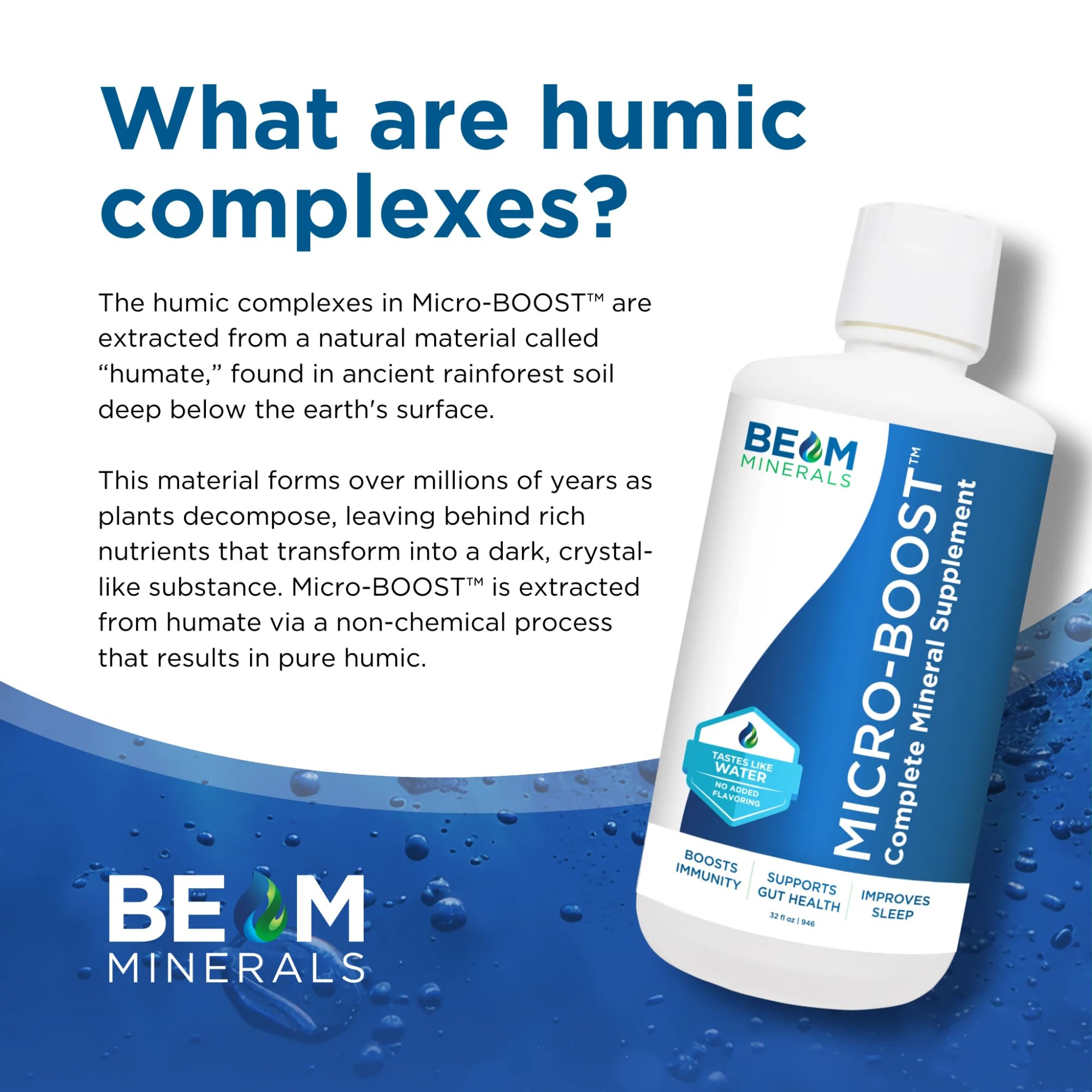 BEAM Minerals Electrolyze bottle with clear label and refreshing taste