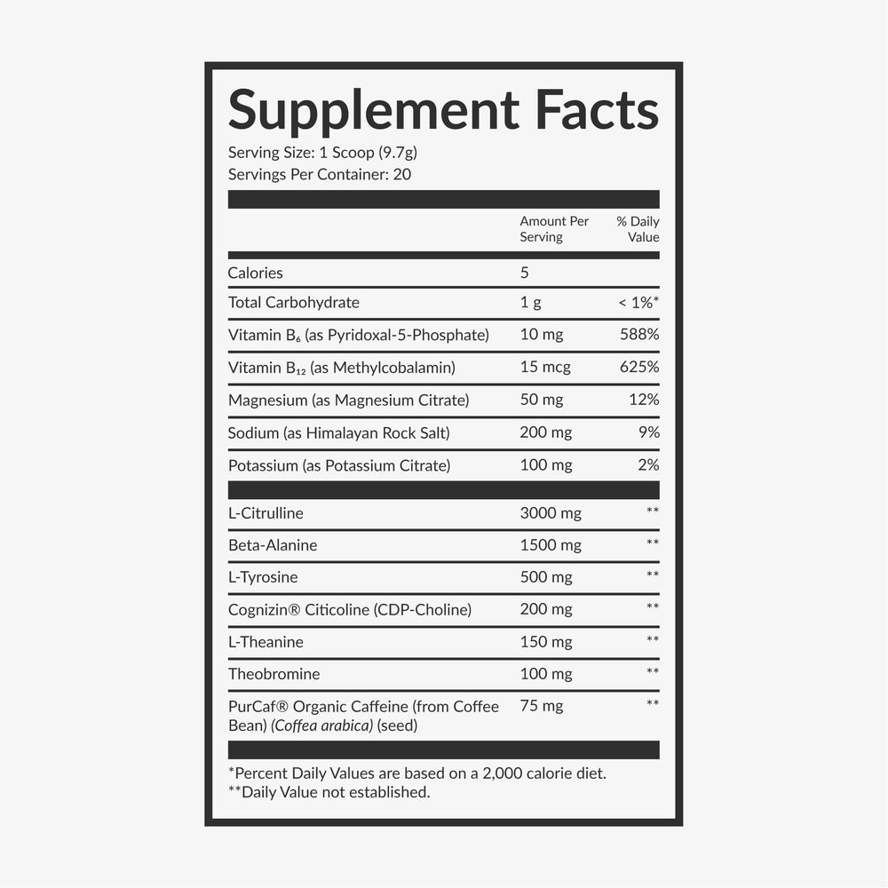 Beam no sugar formula image highlights clean pre workout without artificial dyes for everyday use