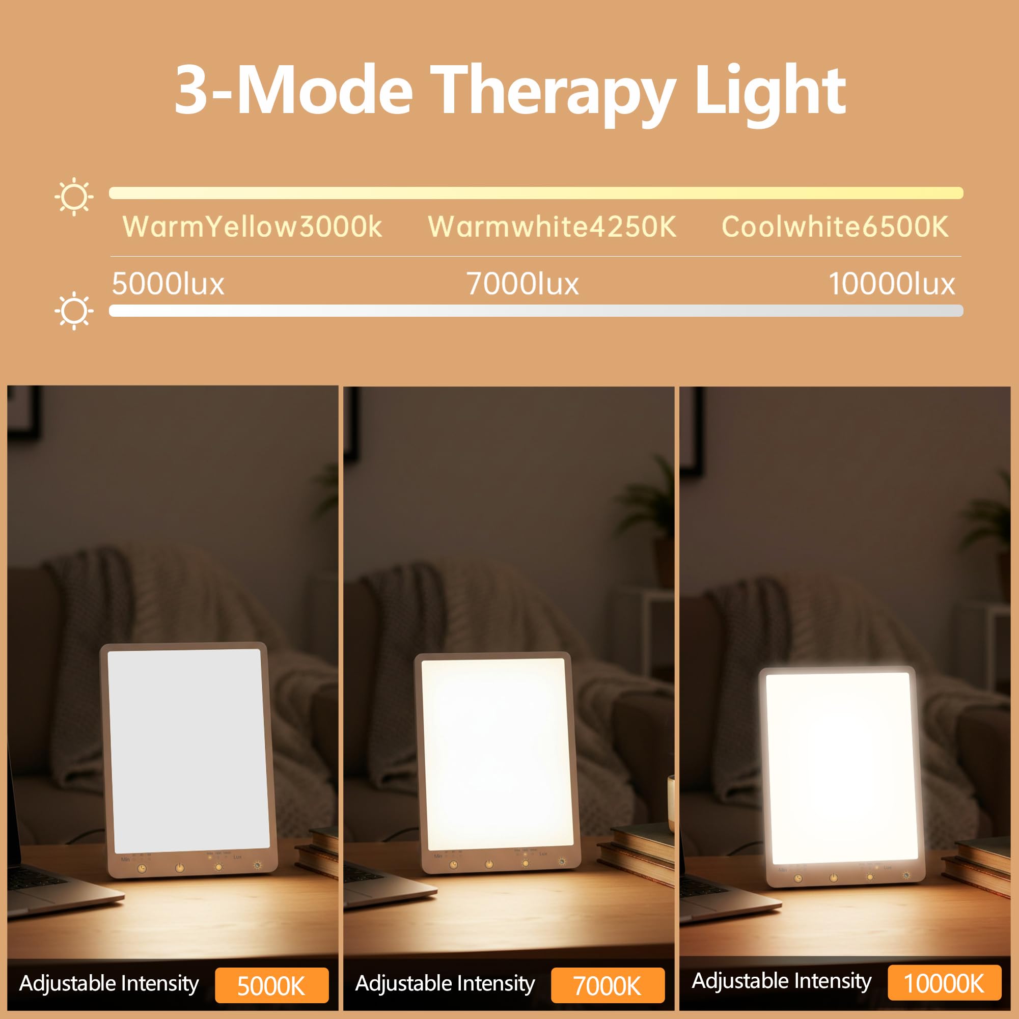 Beamhaus three-color touch-control panel in action