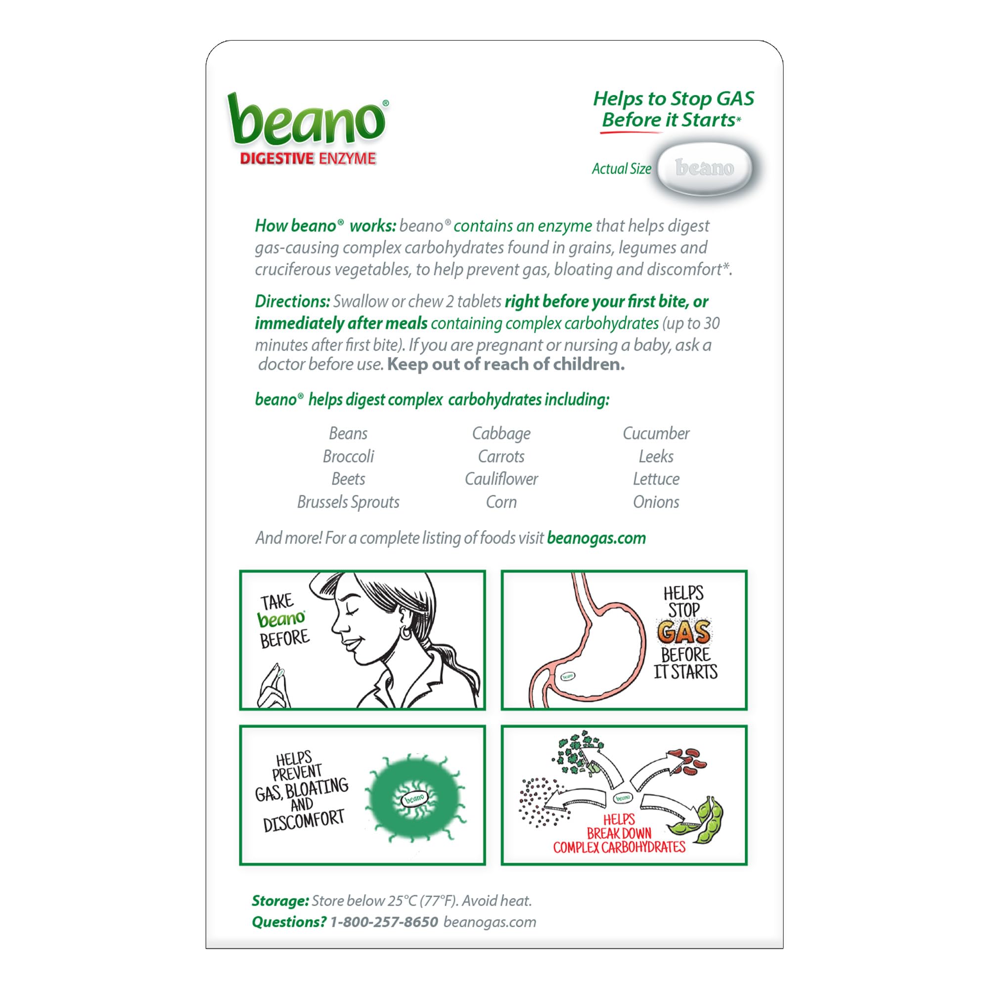 Beano bean-meal-use scenario suggests comfort with beans