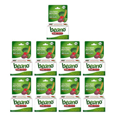 Beano Extra Strength bottle closeup highlighting gas relief packaging