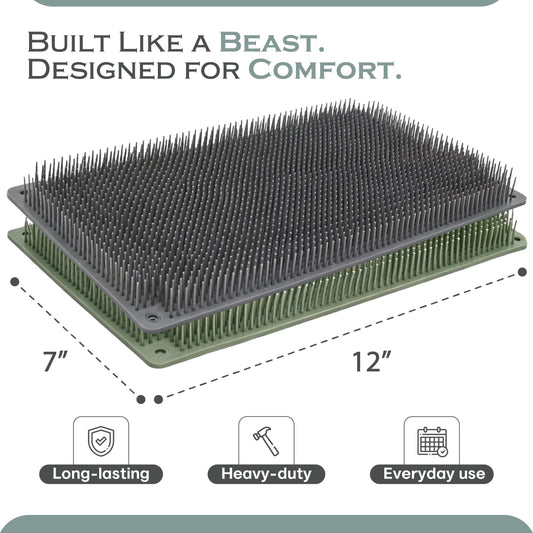 Customizable bristle options from Bear Brush for comfortable scratching