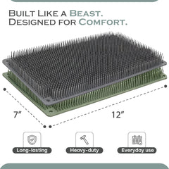 Customizable bristle options from Bear Brush for comfortable scratching