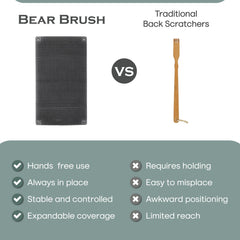 Bear Brush backscratcher room placement for versatile use