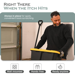 Bear Brush backscratcher 7x12-inch surface covers large back areas