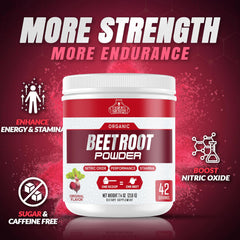 Bear Grips Beet Root Powder stirred into a smoothie for convenient nutrient boost