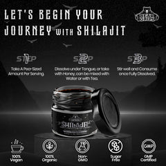 Bear Grips Shilajit 30g jar fits into daily routines.