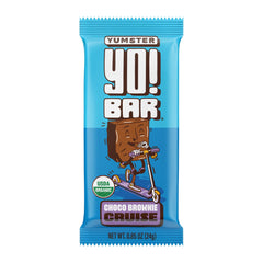 Bearded Brothers Yo! Bar chocolate bar: plant-based kids snack with rich chocolate aroma.